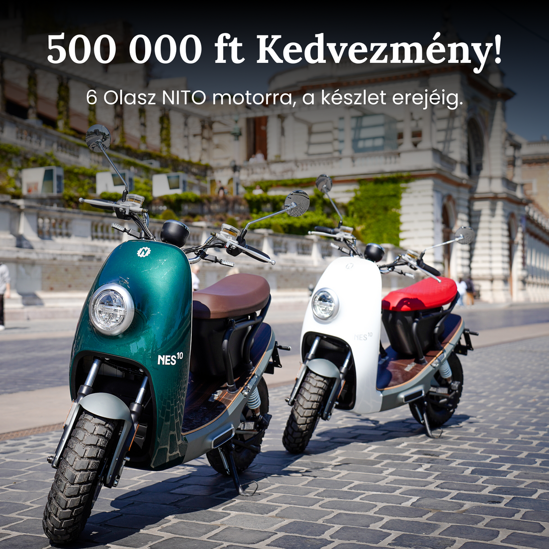 Olasz Elektromos Robogó 500.000 forint kedvezménnyel!